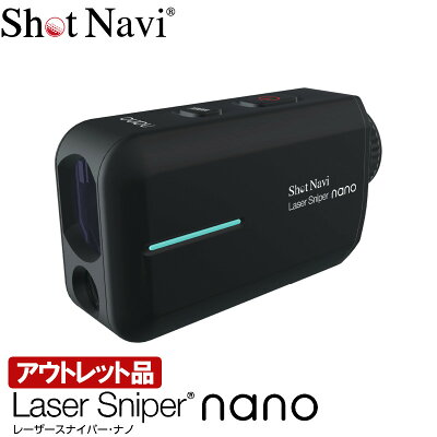 楽天ふるさと納税　【ふるさと納税】Shot Navi Laser Sniper nano（ショットナビ レーザースナイパー ナノ）＜カラー：ブラック＞　【11218-0503】　# ゴルフ 距離計 ショットナビ ゴルフナビ GPSナビ ナビ 計測器 レーザー outlet 訳あり 埼玉県 深谷市 双葉通信機