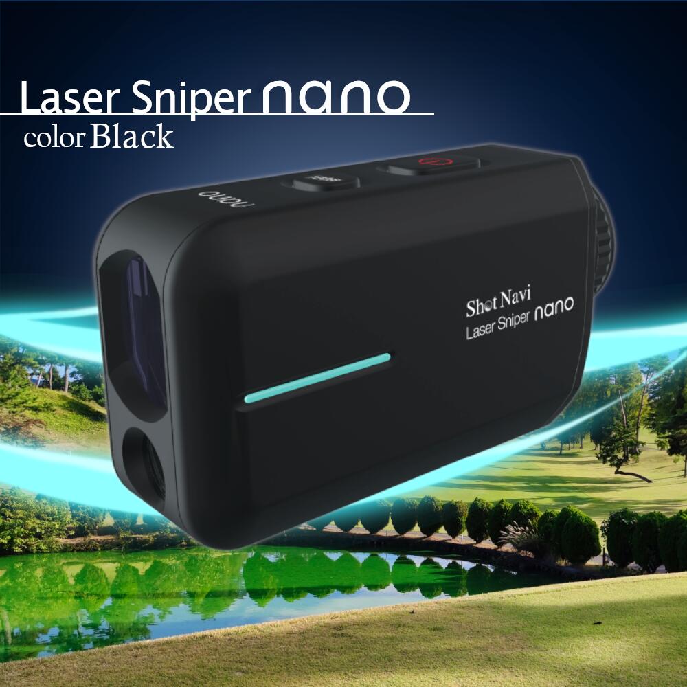 【ふるさと納税】Shot Navi Laser Sniper nano（ショットナビ レーザースナイパー ナノ）＜カラー：ブラック＞　【11218-0503】　# ゴルフ 距離計 ショットナビ ゴルフナビ GPSナビ ナビ 計測器 レーザー outlet 訳あり 埼玉県 深谷市 双葉通信機