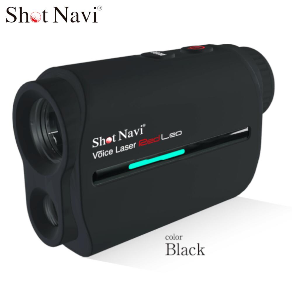 【ふるさと納税】Shot Navi Voice Laser Red Leo（ショットナビ ボイスレーザーレッドレオ）＜カラー：ブラック＞　【11218-0399】　# ゴルフ 距離計 ショットナビ ゴルフナビ GPSナビ ナビ 計測器 レーザー