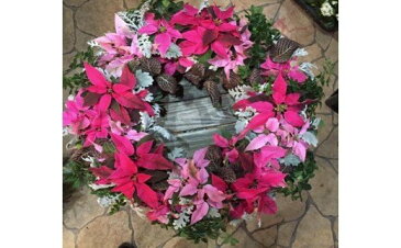 【ふるさと納税】四季折々 年4回届く 生きてるフラワーアレンジギャザリングリース 【11218-0104】 # ギャザリング フラワーアレンジ リース 花 定期便 深谷 深谷市