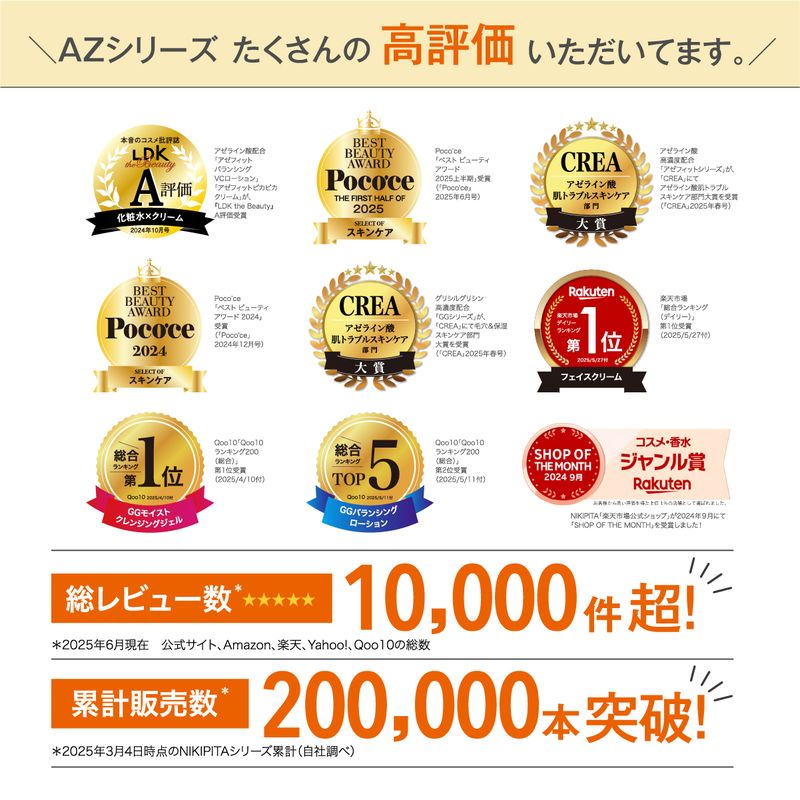【ふるさと納税】NIKIPITA アゼフィットVCエッセンス 50ml ｜ 美容 美容液 エッセンス スキンケア 敏感肌 クリア 洗顔 アゼフィット サラサラ しっとり なめらか 埼玉県 上尾市