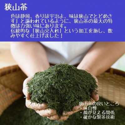 【ふるさと納税】老舗農家の茶畑からの贈り物　深蒸し狭山茶A　(80g×3袋)【1297785】