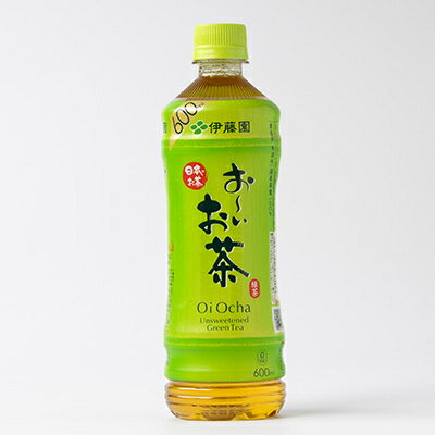 【ふるさと納税】入間産茶葉使用　PETお〜いお茶緑茶　600ml×24本【1400383】