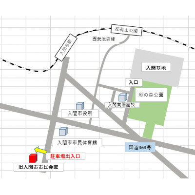 【ふるさと納税】入間基地正門まで徒歩約16分!令和8年 入間航空祭特設駐車場利用券(旧入間市市民会館)/特産品付き【1769071】