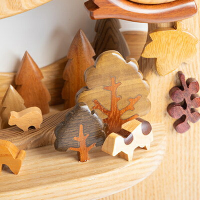 【ふるさと納税】【振り子時計】ウッディいるまのフクロウとどんぐりの時計【ハンドメイド】【1382193】