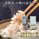 【ふるさと納税】オリジナルブレンド五穀米3個+二種もち麦3個セット