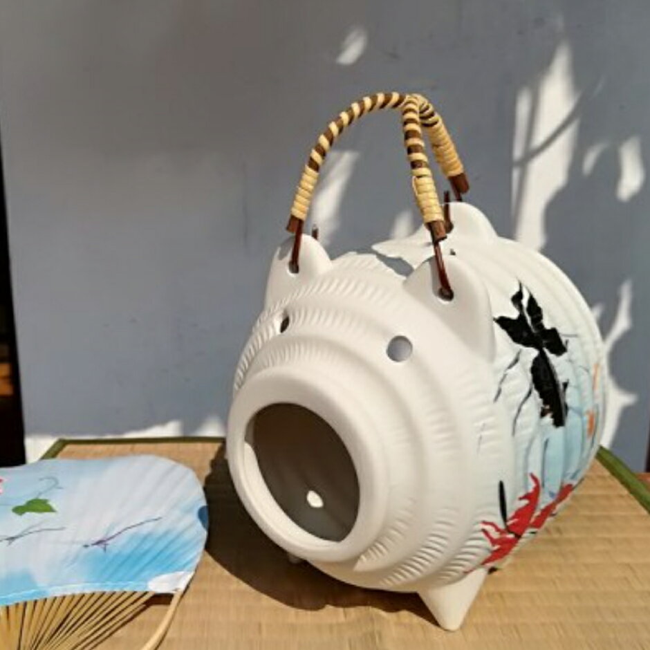 蚊取り豚 金魚柄