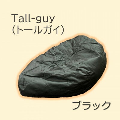 【ふるさと納税】1人掛け屋内外兼用ビーズソファ Tall-guy(トールガイ)　ブラック【1356148】