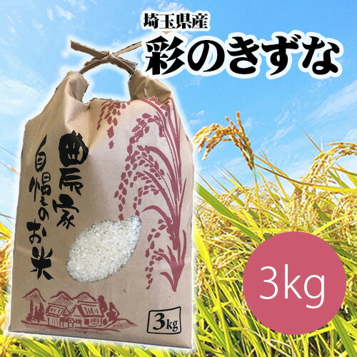 【ふるさと納税】 埼玉のブランド米彩のきずな 約3kg 60