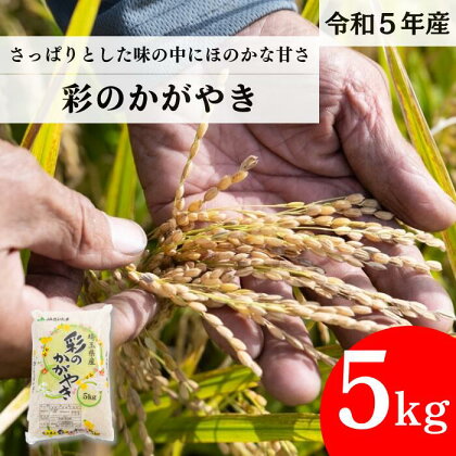 【令和5年産】埼玉県産　彩のかがやき　【5kg】