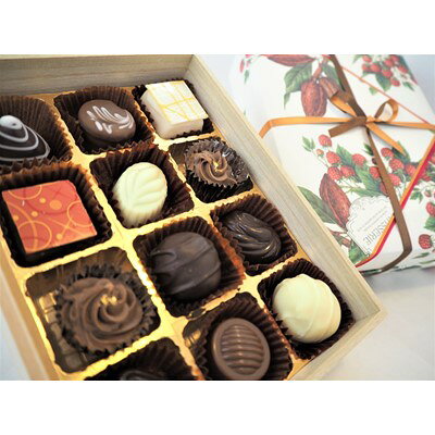 トリュフ12粒詰め合わせ【欧風菓子クランツ手作りチョコレート】【配送不可地域：離島】【1202301】