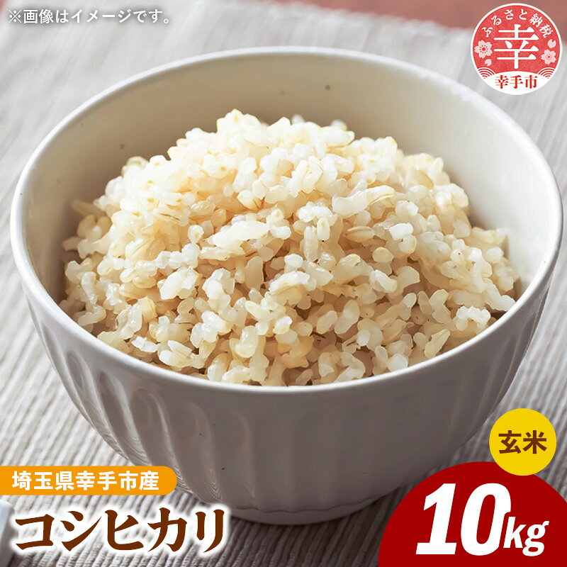 令和8年産 幸手市産 コシヒカリ 玄米10kg 色彩選別済 Brown Rice - お米 米 こしひかり 玄米 10kg 埼玉県 幸手市