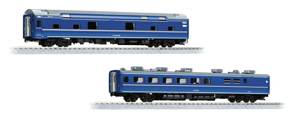 H025-26 鉄道模型[HOゲージ]24系 寝台特急「北斗星」 オロハネ24・スシ24 2両セット