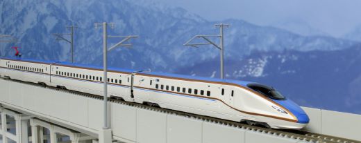 【ふるさと納税】H025-24【Nゲージ】E7系北陸新幹線「かがやき」スタートセットのサムネイル