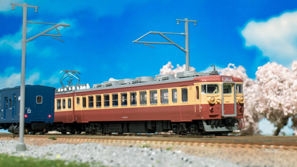 【ふるさと納税】I005-23　Nゲージ　思い出の中を駆ける懐かしの急行列車。455系「ばんだい」（動力付き）のサムネイル