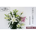 月命日にお届けします！ 生産者直送 百合の花束 5本～7本/回 12ヶ月連続定期便