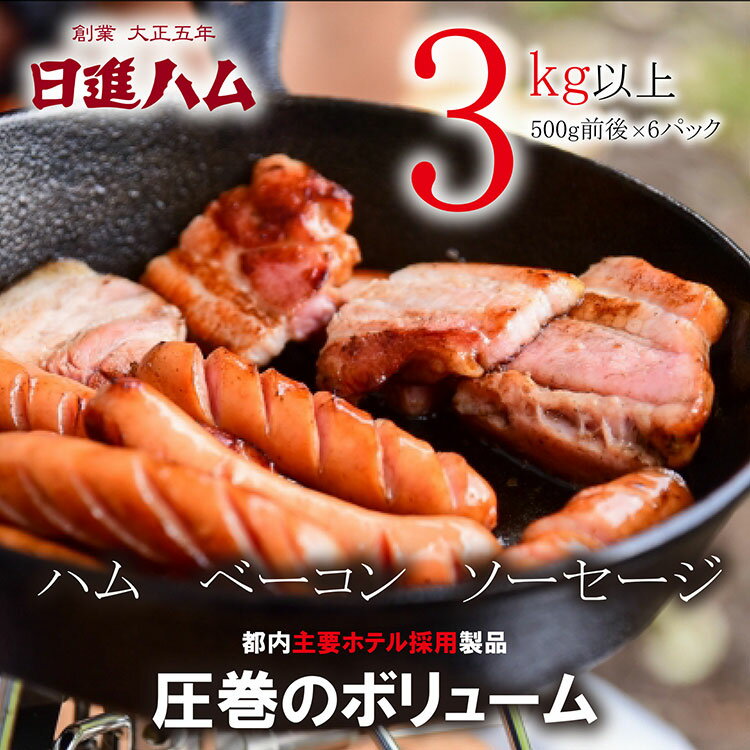 【ふるさと納税】【都内主要ホテルの朝食で採用】日進ハム/職人の切落しセレクション《訳あり》（ハム..
