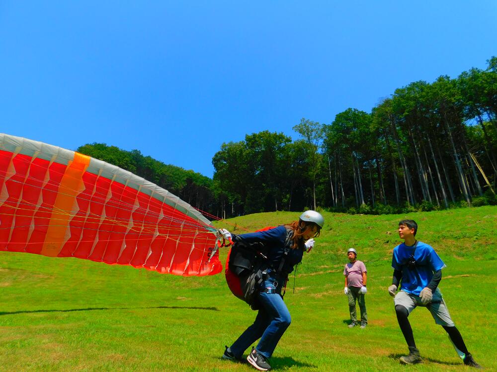 スカイパーク毛呂山　パラグライダー体験(1名分)【ふるさと納税】