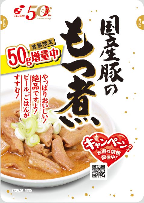 【ふるさと納税】【数量限定】50g増量中！国産豚のもつ煮　10食入