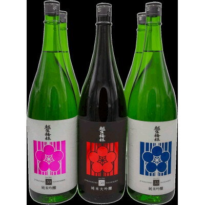 越生梅林 贅沢飲み比べ 1,800ml 6本セット【1468339】