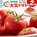 【ふるさと納税】大玉トマト 約2kg(サイズにより9玉~14玉)埼玉県産 トマト