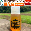 【ふるさと納税】滑川町産完熟生はちみつ 百花蜜(非加熱蜂蜜) 300g×1個