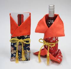 【ふるさと納税】金襴ボトルカバー おまかせ2枚セット 人形生地使用 ボトルカバー おまかせ セット 吉福 職人 伝統文化 織物 ギフト 贈り物 プレゼント 父の...