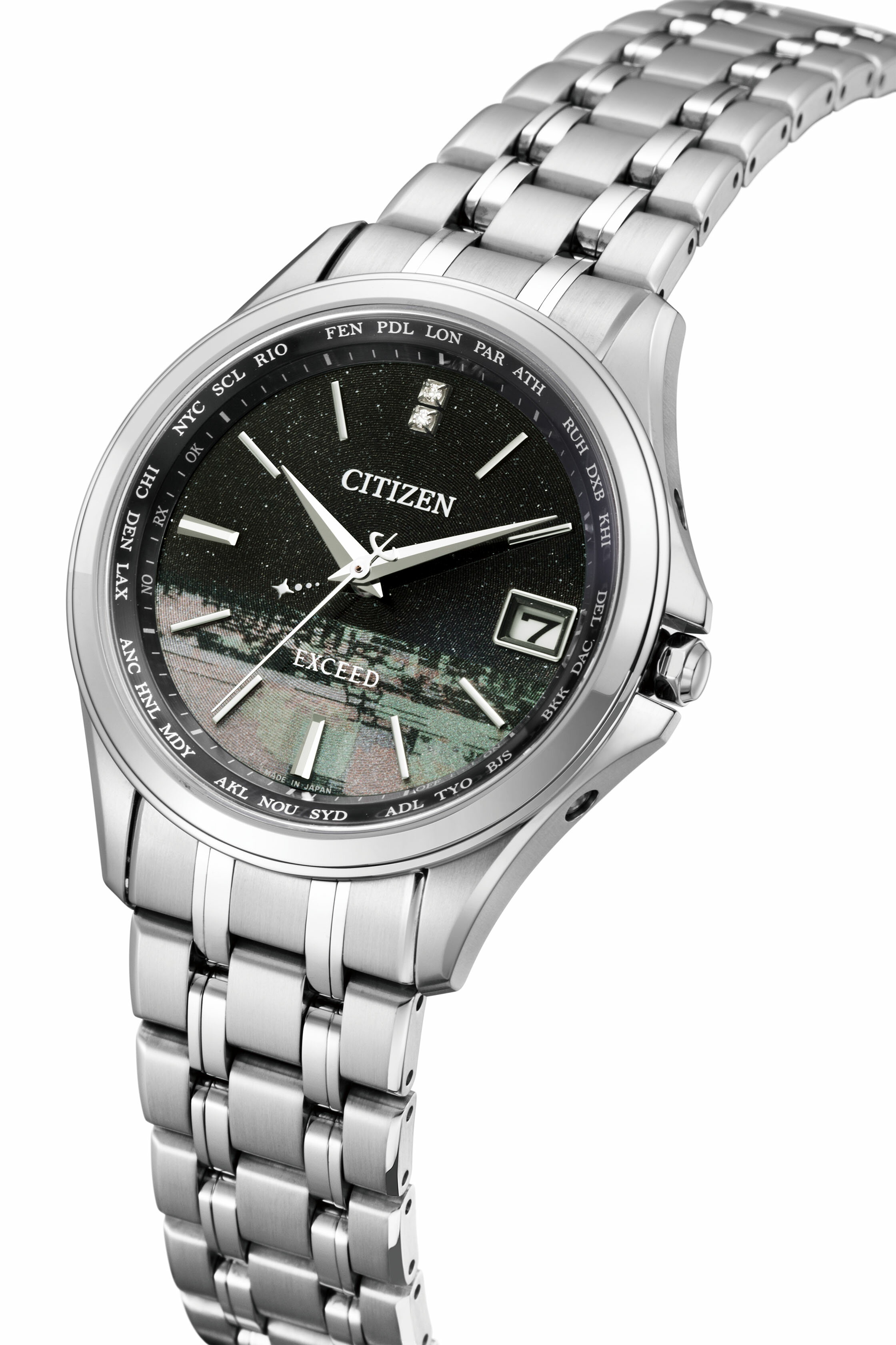 【ふるさと納税】【限定モデル】CITIZEN 光発電 エコドライブ　メンズ 時計 エクシード　CB1080-52F
