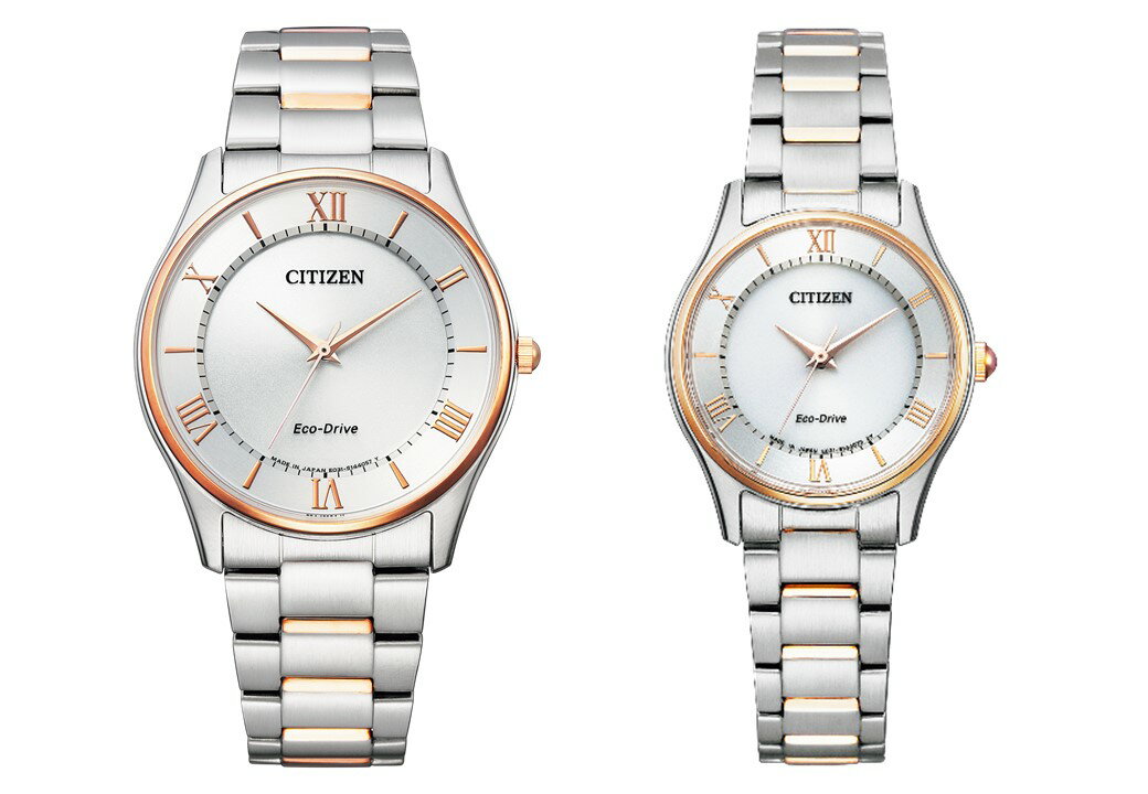 ペアウォッチ CITIZEN 光発電 エコドライブ 時計 シチズンコレクション BJ6484-50A EM0404-51A シチズン ペア メンズ レディース セット シチズン 腕時計 電池交換不要 ギフト 贈り物 プレゼント 記念日 お祝い 敬老の日 父の日 母の日 誕生日