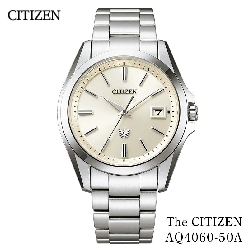 【ふるさと納税】CITIZEN 光発電 エコドライブ メンズ 時計 ザ・シチズン AQ4060-50A シチズン 腕時計 電池交換不要 ギフト 贈り物 プレゼント 記念日 お祝い 敬老の日 父の日 誕生日