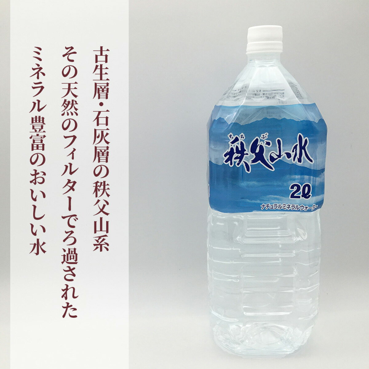 【ふるさと納税】秩父の天然水 20日分(2箱) 2L × 20本(40L)の水 1年保存可