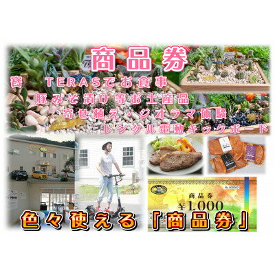 秩父名物料理店「寳　TERAS」商品券9,000円分【お食事・お土産品・体験】にも利用できます【1203003】