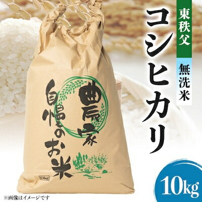 【ふるさと納税】【令和5年度産】東秩父・無洗米コシヒカリ10キロ(白米)【1220525】