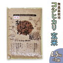 4位! 口コミ数「0件」評価「0」無農薬栽培 コシヒカリ 玄米 4.5kg 【令和5年度米】 [0346]