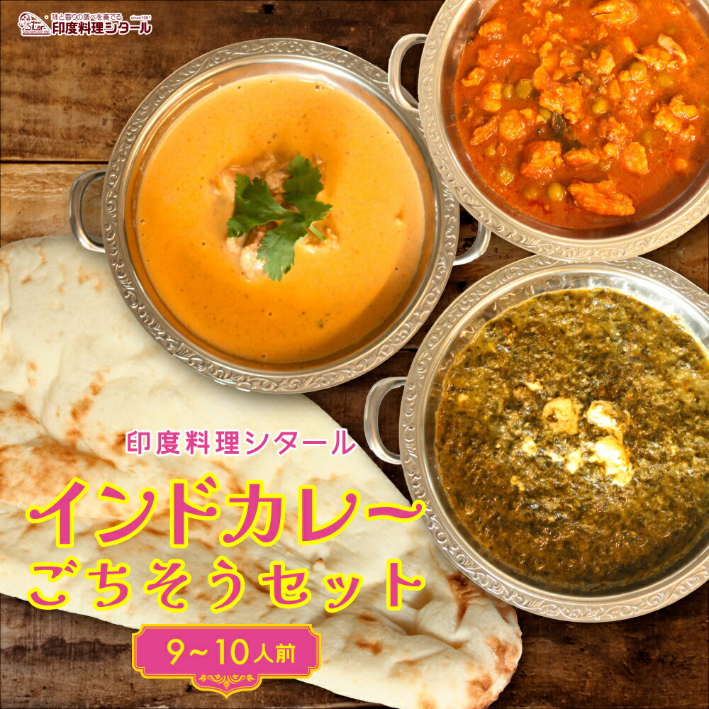 印度料理シタール インドカレー大ごちそうセット[カレー 加工食品 レトルト食品] [ 惣菜 お手軽 簡単調理 レトルト ]