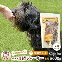【ふるさと納税】(6回定期便)千葉県で獲れた猪ペット用ジャーキー(2個セット)100g ペット用品 ペットフード ペットのおやつ おやつ ご褒美 猫用 犬用 無...