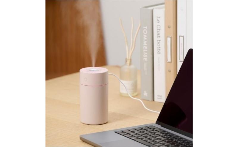 【ふるさと納税】ホームコーディ　USBレインボーライト加湿器　グレージュ イオンリテール 家電