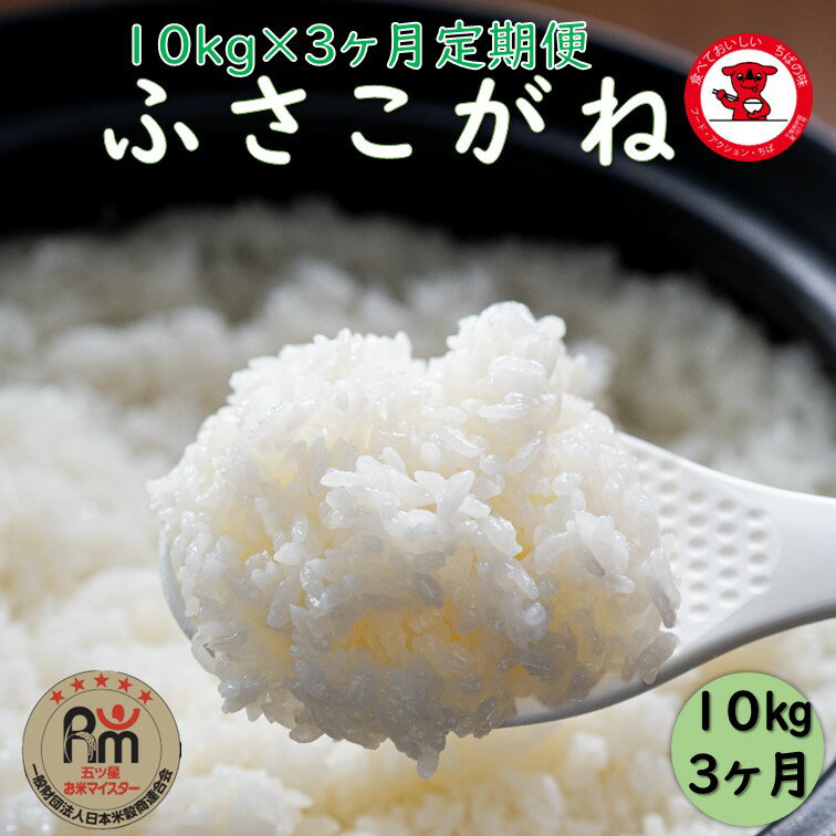 3ヶ月定期便 潮風香る銚子のお米 銚子産ふさこがね 10kg（5kg×2袋） 千葉県 銚子市
