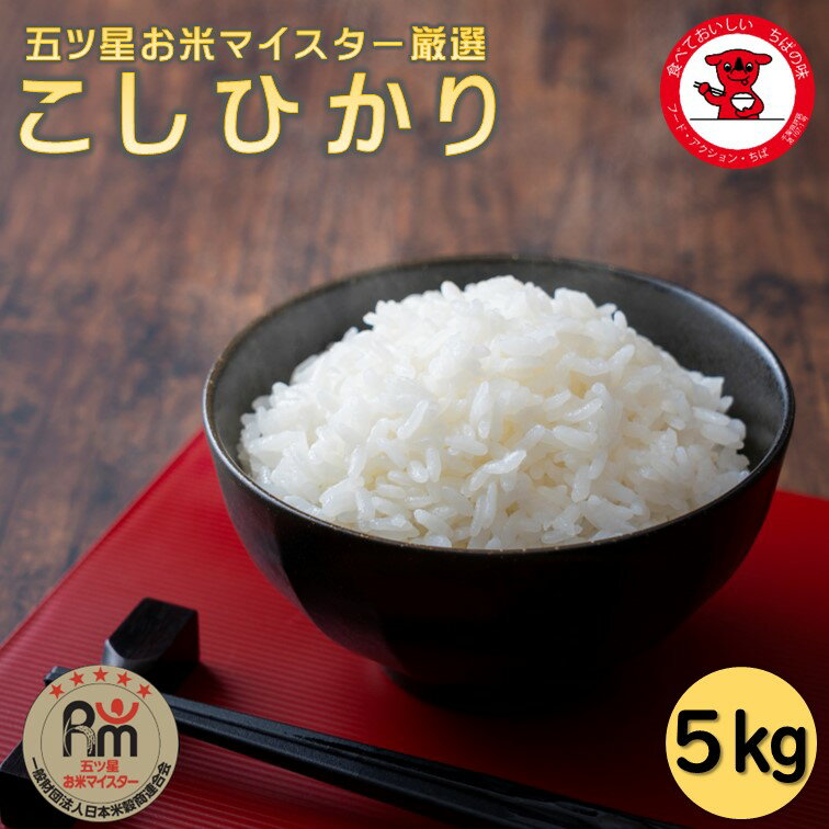 千葉県産コシヒカリ5kg [お米マイスター厳選]