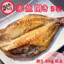 【ふるさと納税】 【丸安】 訳あり 赤魚 開き 大サイズ 5枚 合計1.8kg 以上 赤魚干物 赤魚 干物 開き 創業90余年 干物専門店 高級干物 訳あり 大...