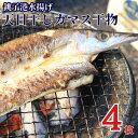 【ふるさと納税】 天日干し カマス干物 4枚 10000円 カマス かます 干物 小分け 高級魚 冷凍 無添加 新鮮 地魚 魚 海鮮 焼魚 おかず 朝食 夕食 ...