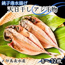 【ふるさと納税】 天日干し アジ干物 8〜12枚 1パック2〜3枚 8枚以上 10,000円 アジ あじ 鯵 干物 ひもの アジ干物 あじ干物 冷凍 無添加 新...