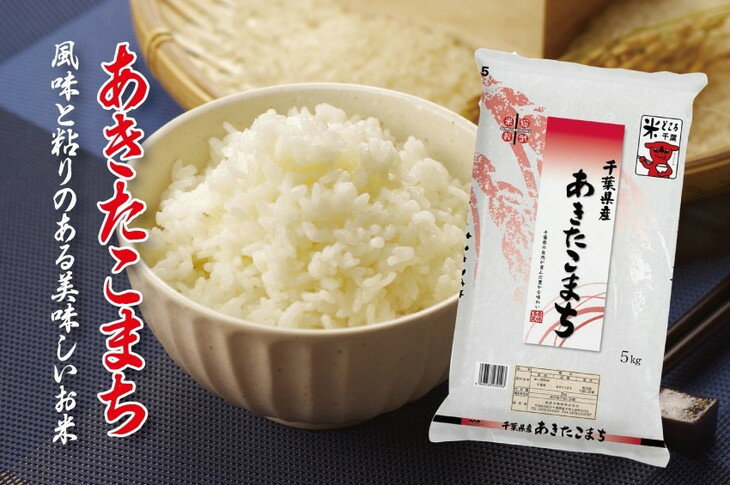 【ふるさと納税】千葉県産あきたこまち5kg ※北海道・沖縄県及び離島への配送不可 ※...