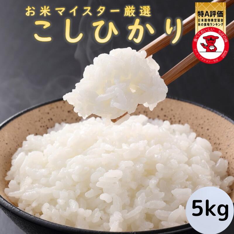 22位! 口コミ数「0件」評価「0」 千葉県産コシヒカリ5kg 【お米マイスター厳選】