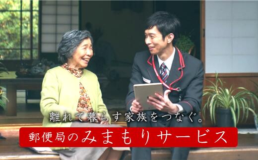 【ふるさと納税】【12203-0089】郵便局のみまもり訪問サービス（3か月）