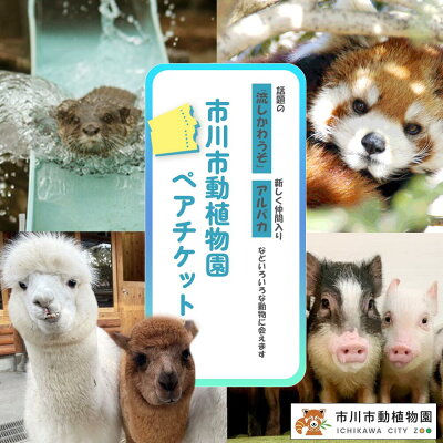 楽天ふるさと納税　【ふるさと納税】市川市動植物園ペアチケット 体験 施設利用券 入場券 レジャー 動物 アニマル 千葉県 市川市 送料無料　【12203-0195】