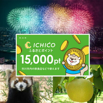 デジタル地域通貨ICHICOふるさとポイント15,000pt【12203-0220】