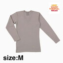 【ふるさと納税】「SKINFRIEND WINTER」V首長袖Tシャツ 男女兼用Mサイズ/グレー【1479535】