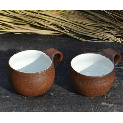 【ふるさと納税】あわ焼 コーヒーカップ 2客セット【1486722】