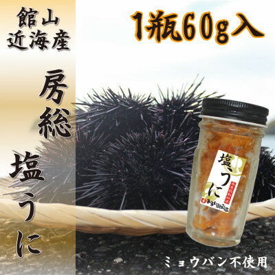 【ふるさと納税】【館山近海産】房総塩ウニ(1瓶60g入)【配